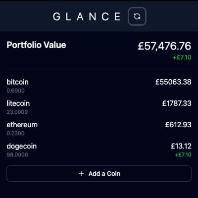 Screenshot of Glance